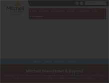 Tablet Screenshot of mitchellmainstreet.com